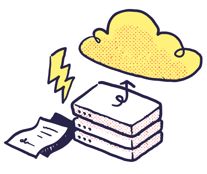 Code to a server lightning fast