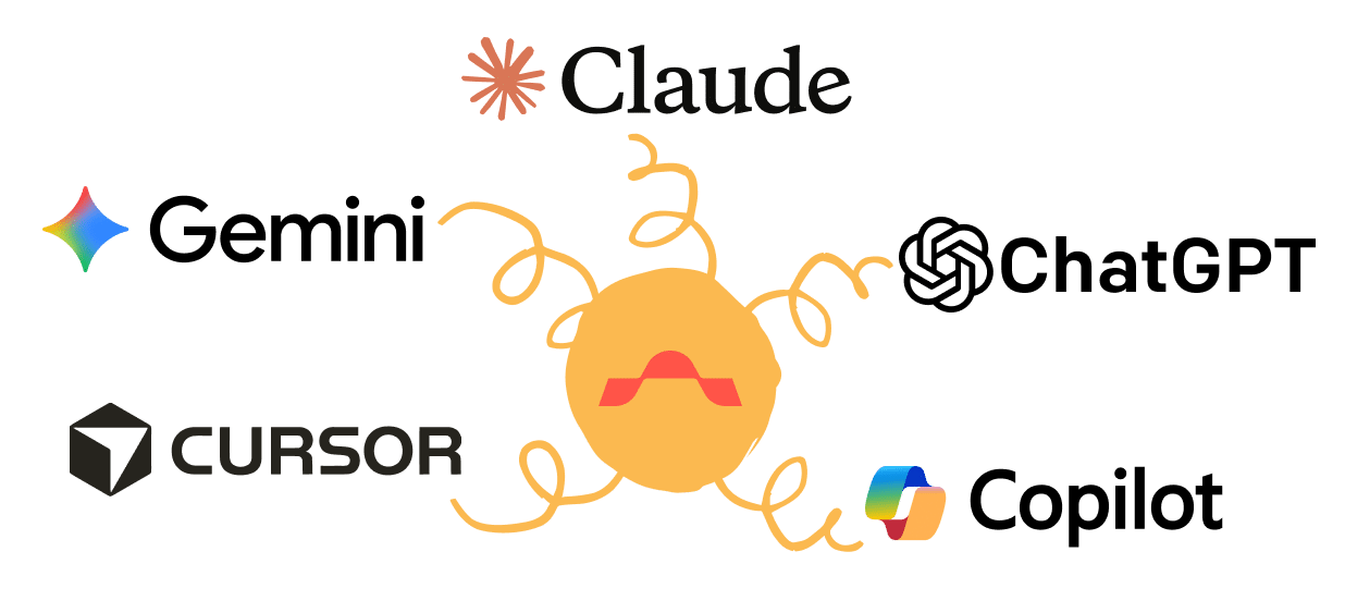 Claude Gemini Cursor Copilot ChatGPT